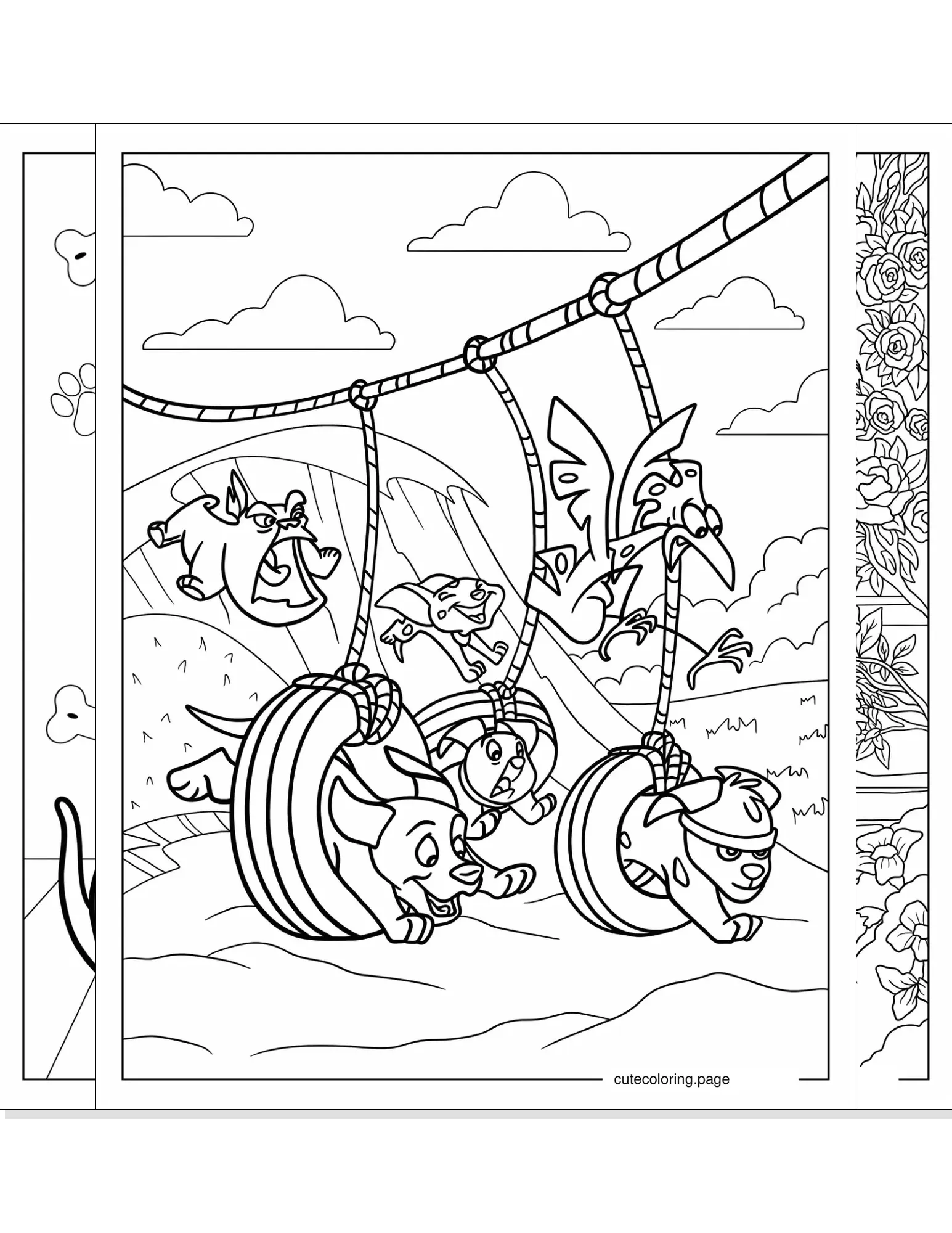 101 dalmatians coloring pages coloring page