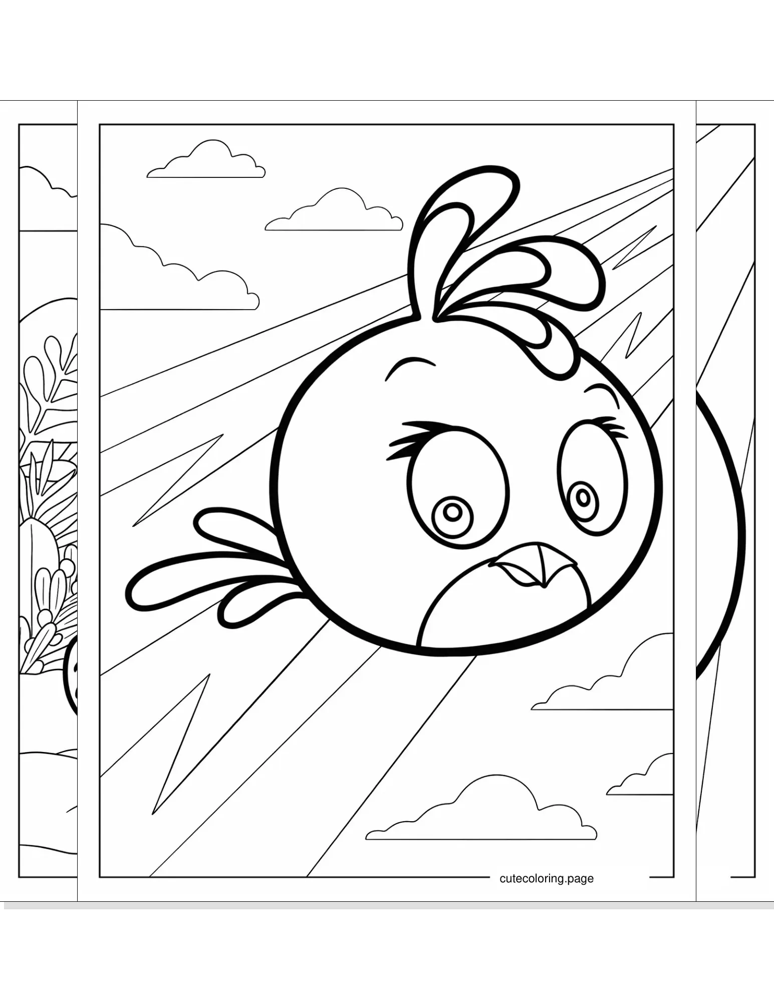 angry birds coloring pages coloring page