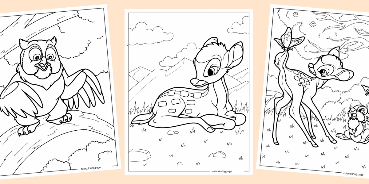 bambi-coloring-pages