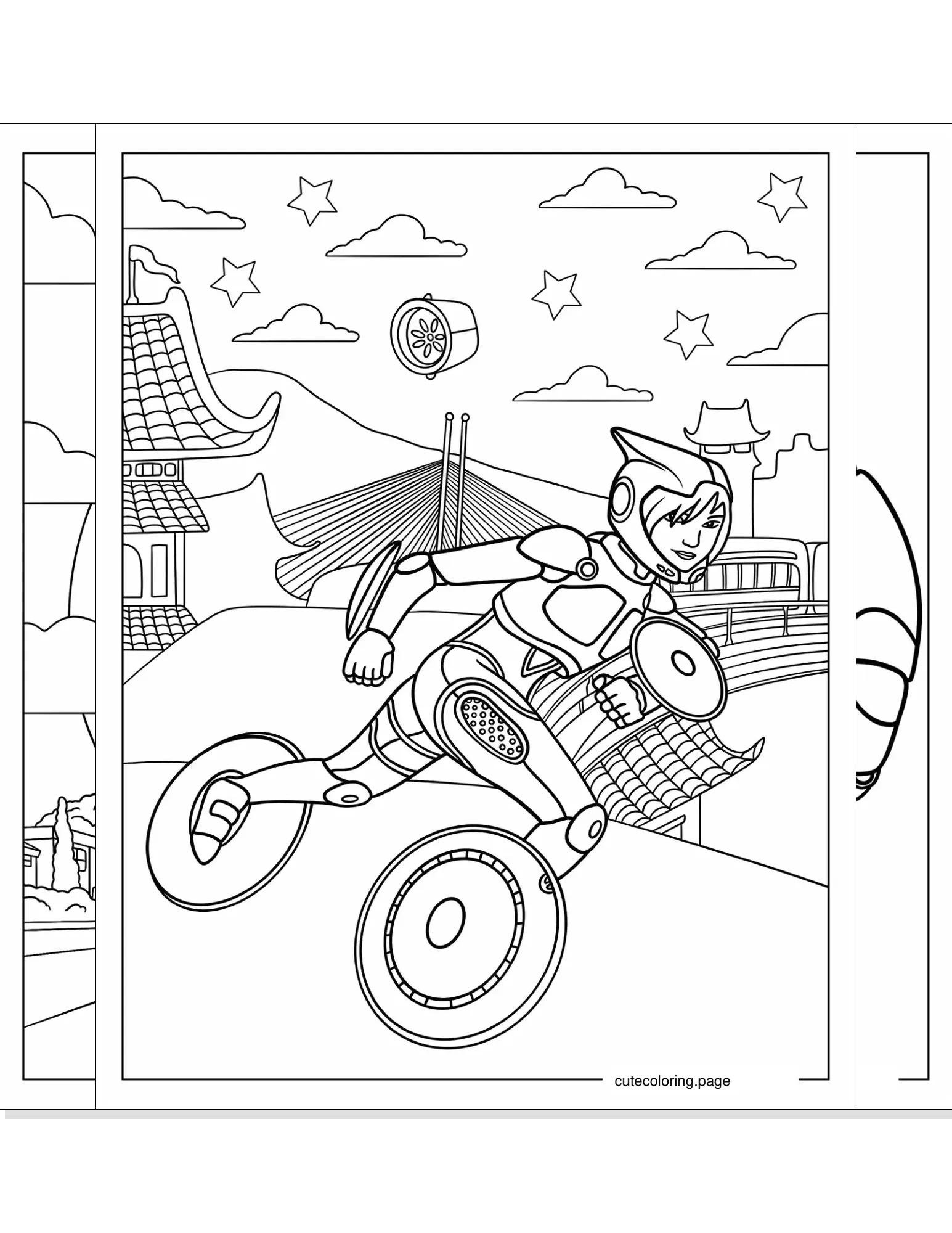 big hero 6 coloring pages coloring page