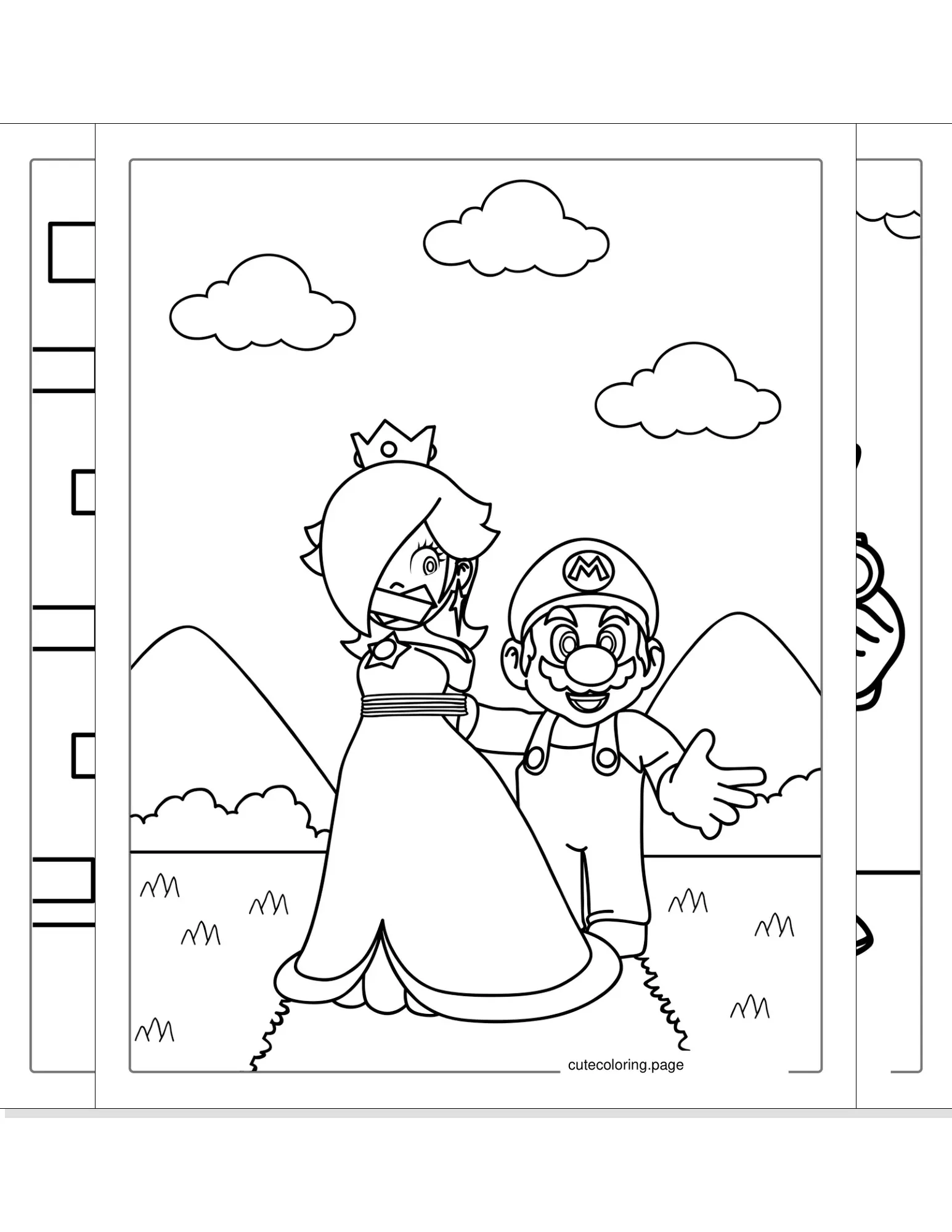 mario coloring pages coloring page