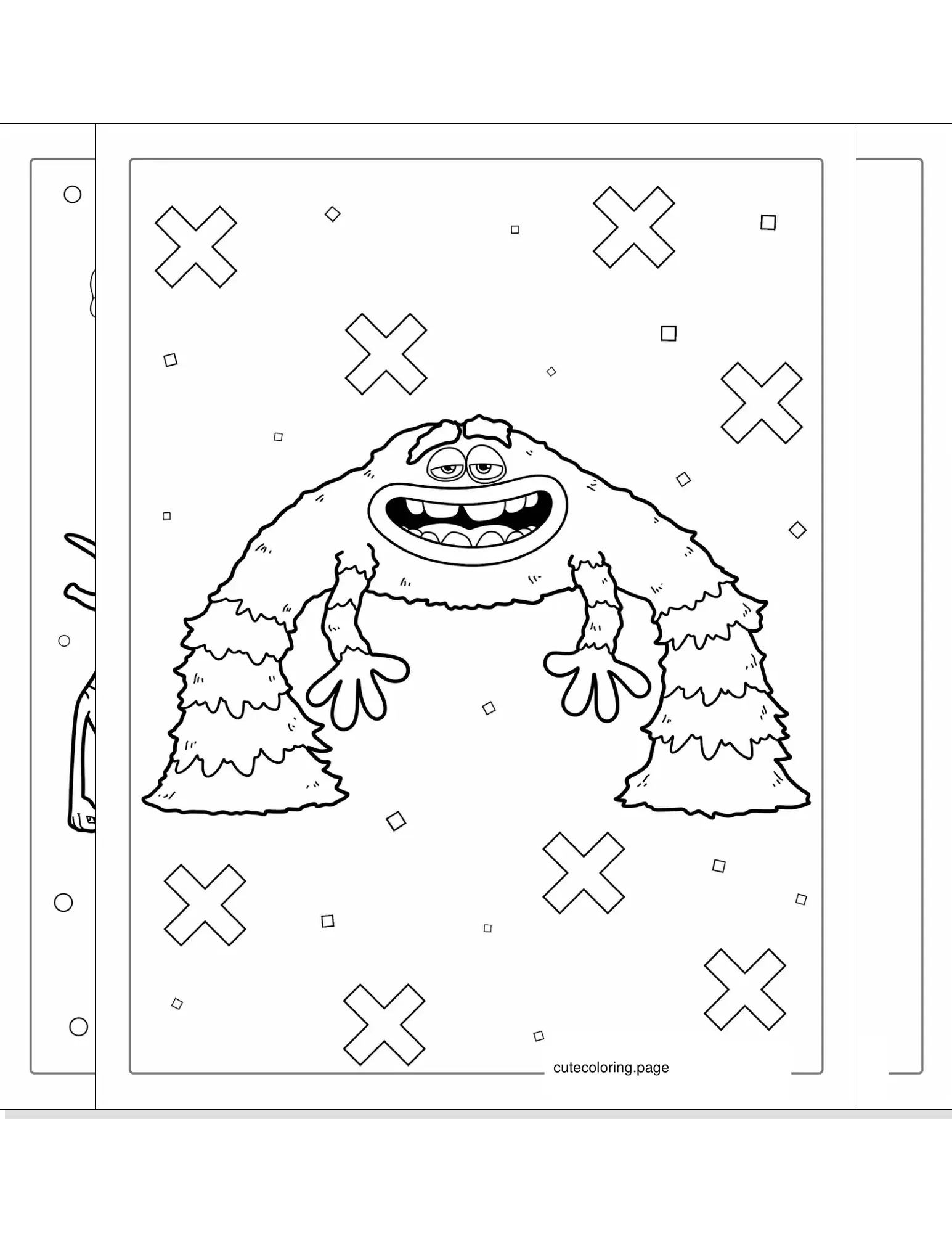 monsters inc coloring pages coloring page