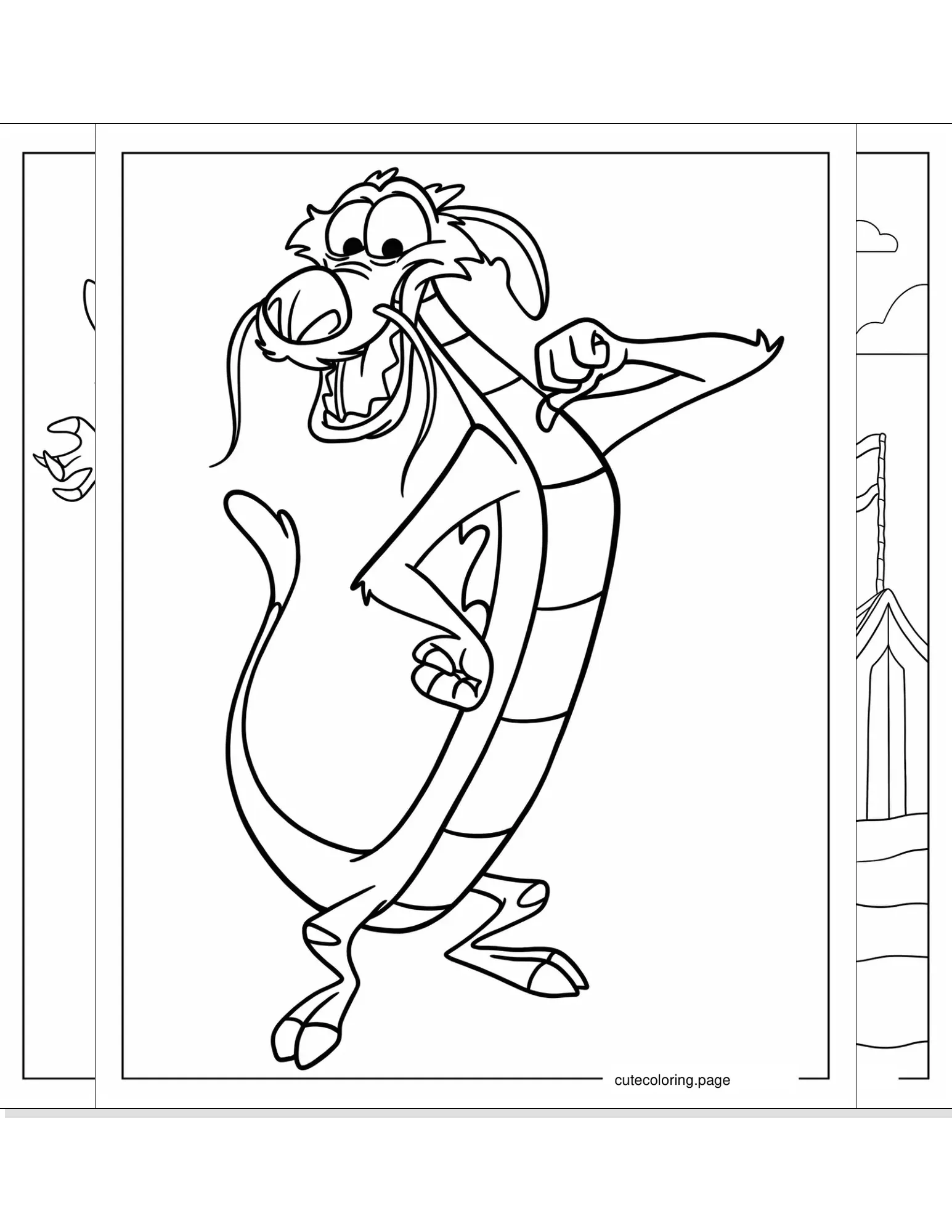 mulan coloring pages coloring page