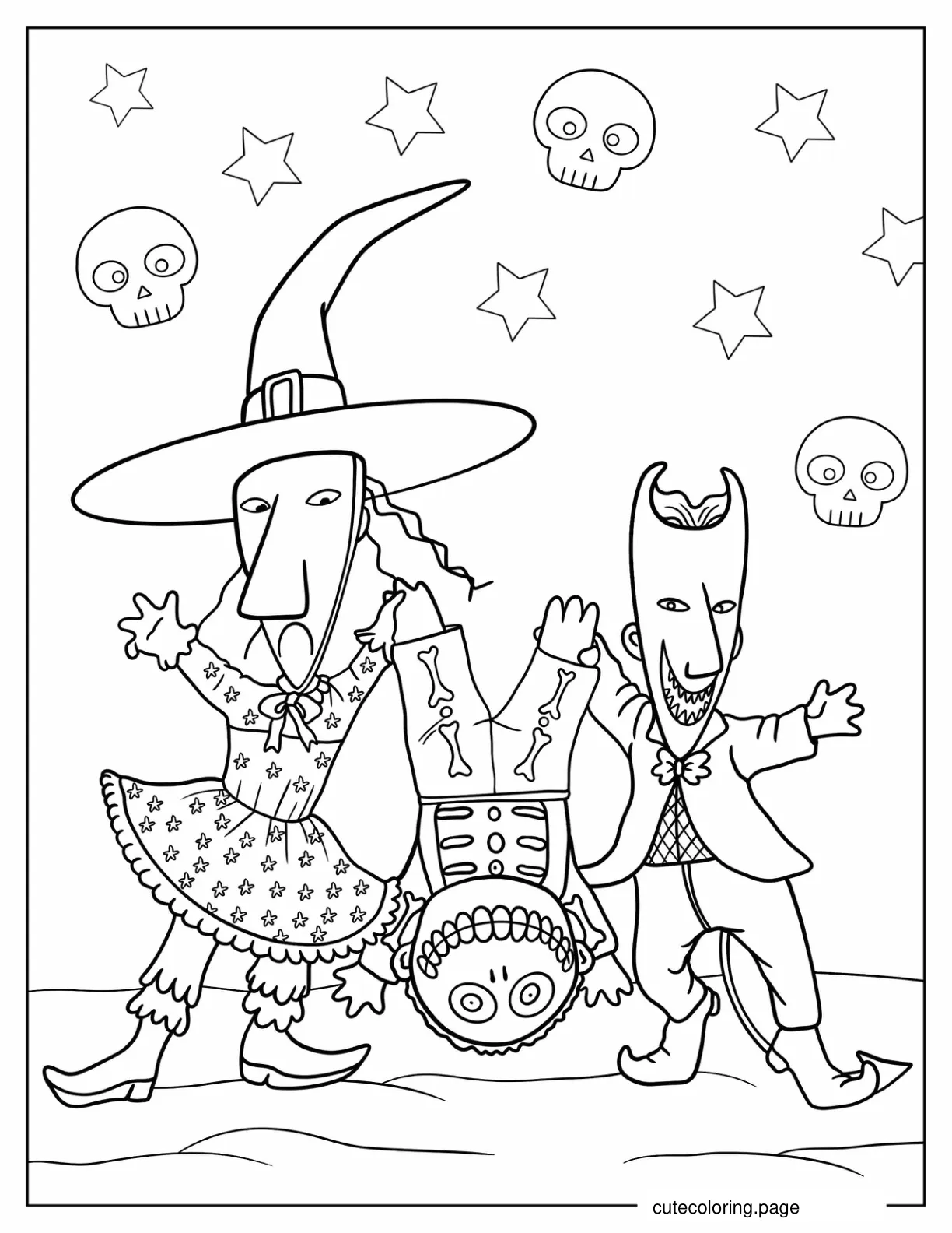 Lock Shock and Barrel Coloring Page coloring page