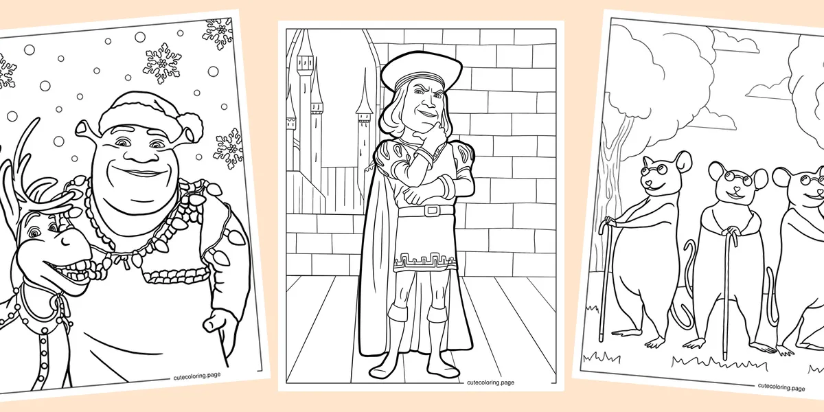 shrek-coloring-pages