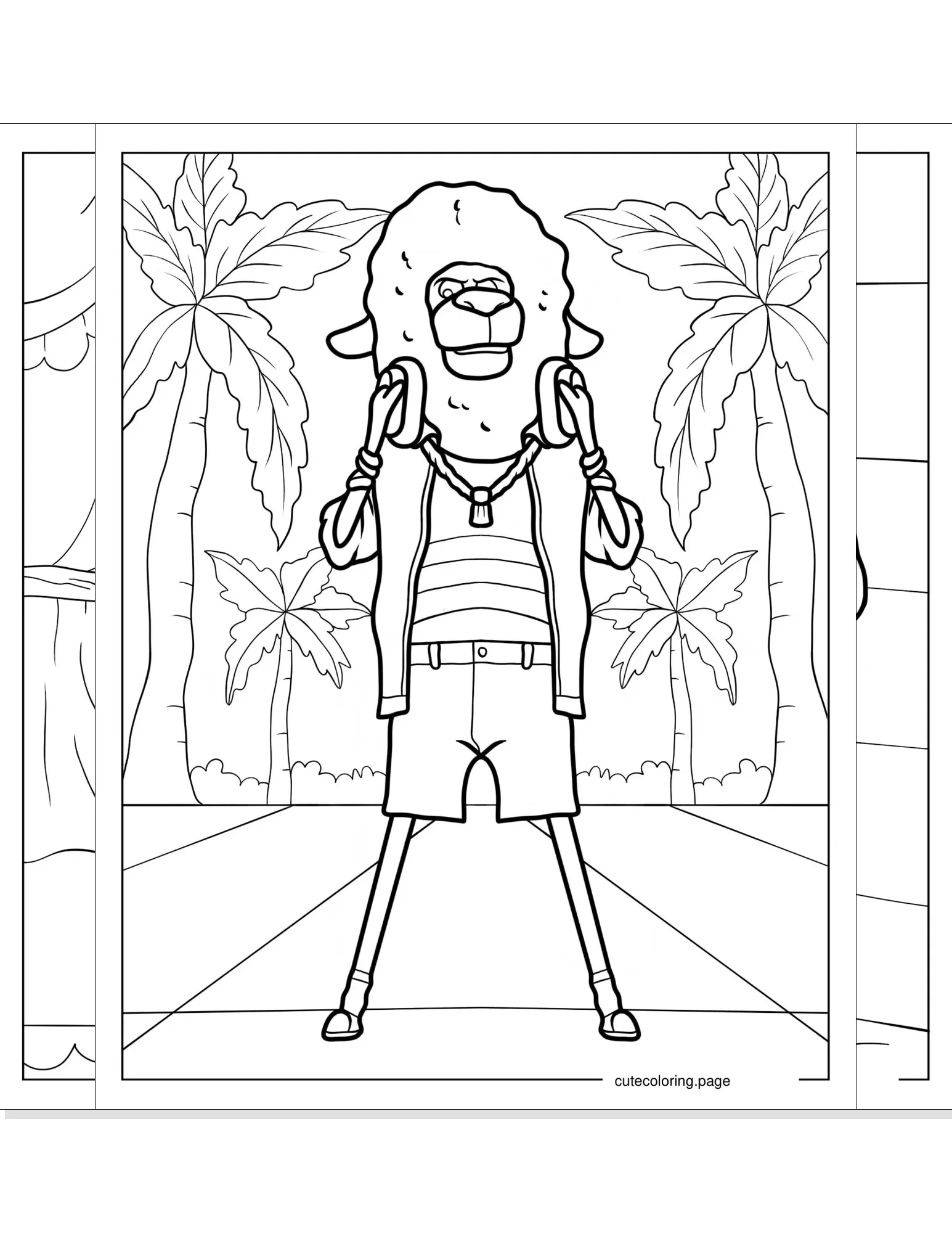 sing coloring pages coloring page