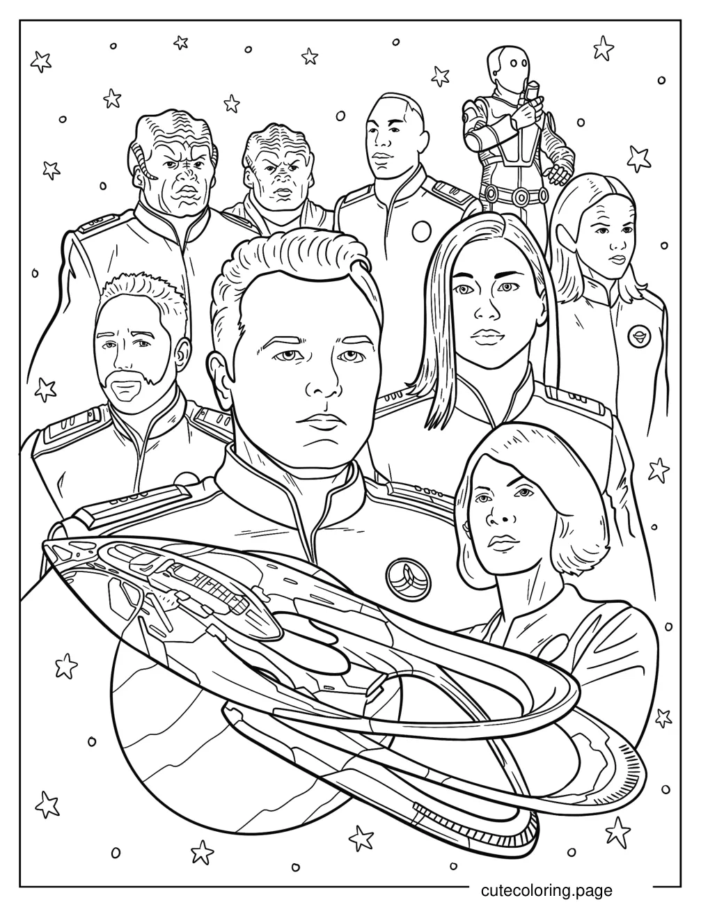 Star Trek The Orville Poster Coloring Page coloring page